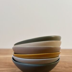 assiettes creuses en grès