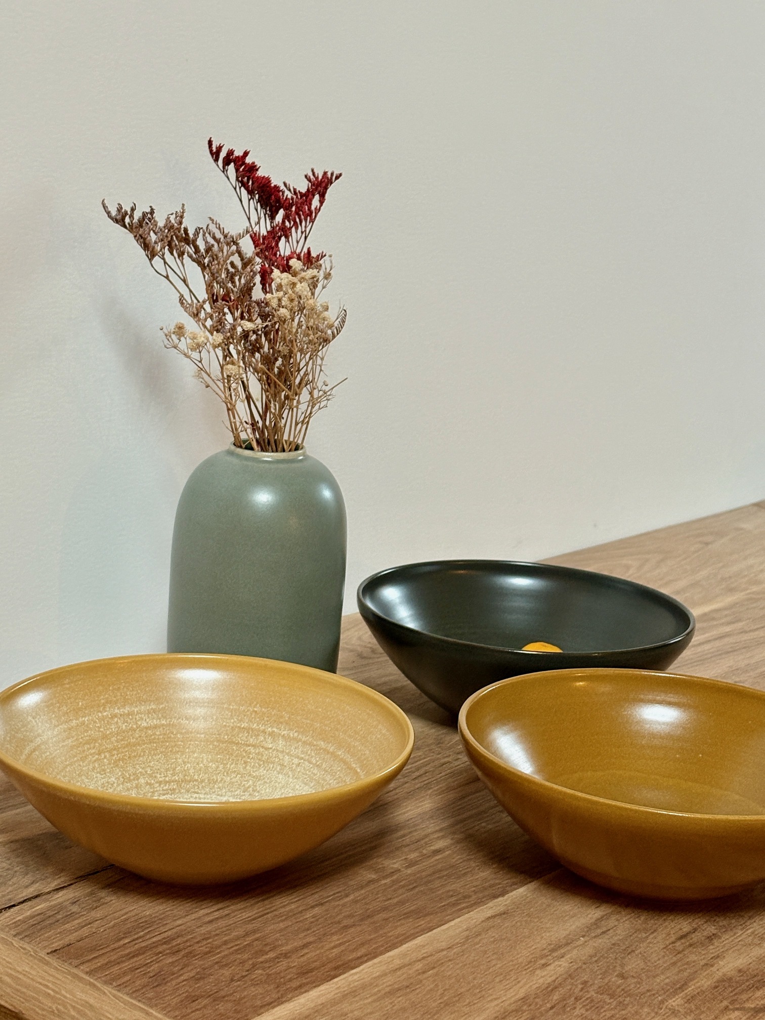 Assiettes creuses en grès – Image 3